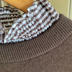 Espresso cashmere sweater L